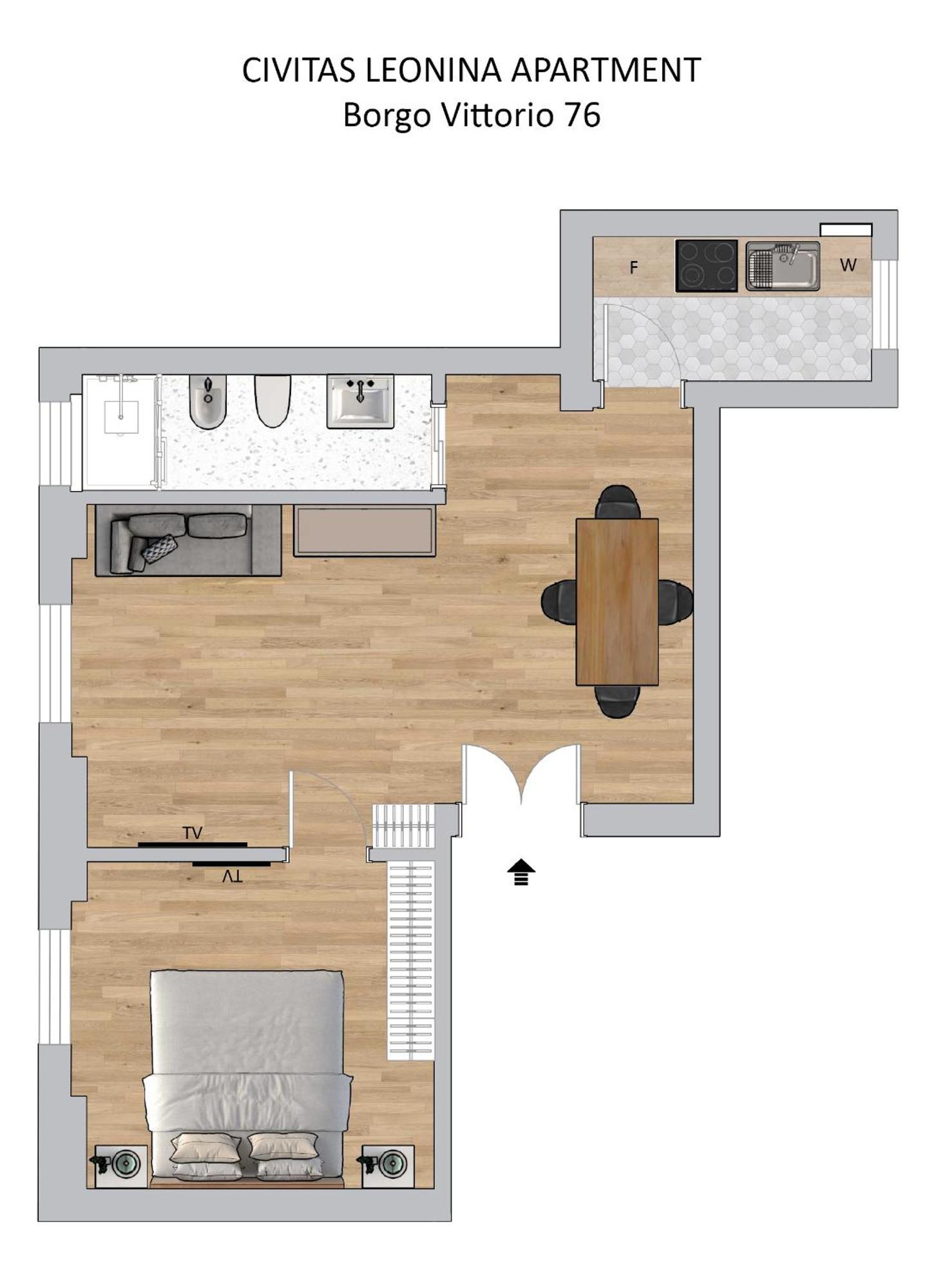 Civitas Leonina Apartment Roma Exterior foto